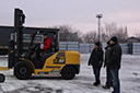 Первый погрузчик KOMATSU серии FH в России