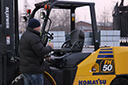 Первый погрузчик KOMATSU серии FH в России
