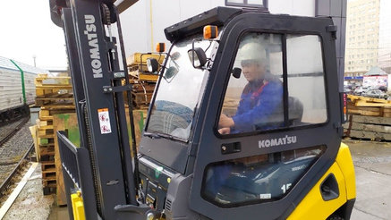 Кабина FORKLIFT для вилочного погрузчика KOMATSU