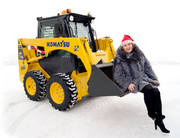 Форклифт. Komatsu SK