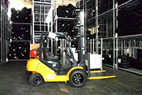 Первый погрузчик KOMATSU c 7-ми метровой мачтой