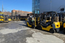 Наличие вилочных погрузчиков KOMATSU на складе в Новосибирске