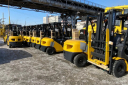 Наличие вилочных погрузчиков KOMATSU на складе в Новосибирске