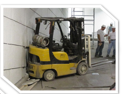 Авария на погрузчиках