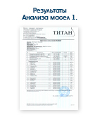 Результат Анализа масел 1